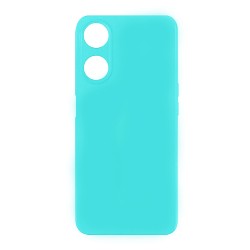 Silicone Case with Camera Shield for Oppo A58 4g Sea Green